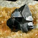 Mineral Specimens: Stephanite on Siderite from Freiberg District, Saxony, Germany