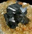 Mineral Specimens: Stephanite on Siderite from Freiberg District, Saxony, Germany